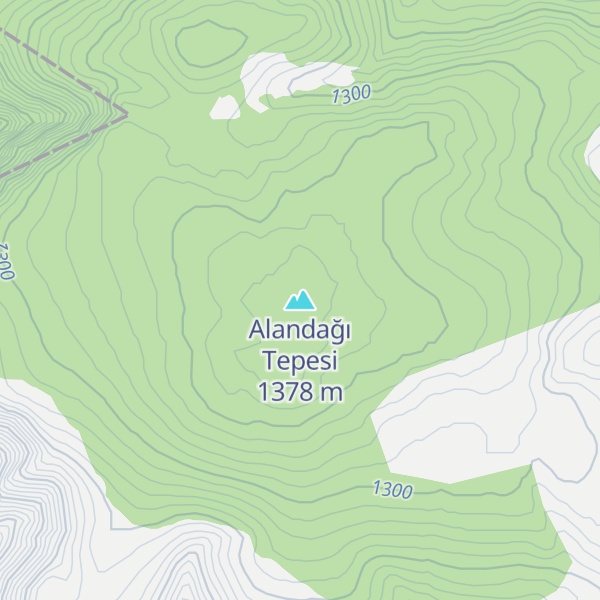 Map of Alandağı Tepesi