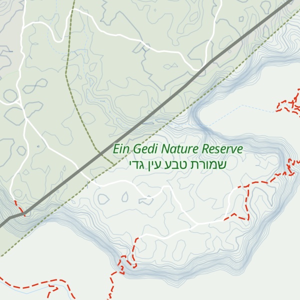 Map of Ma‘alé ‘En Gedi