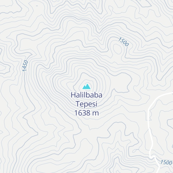 Map of Halilbaba Tepesi