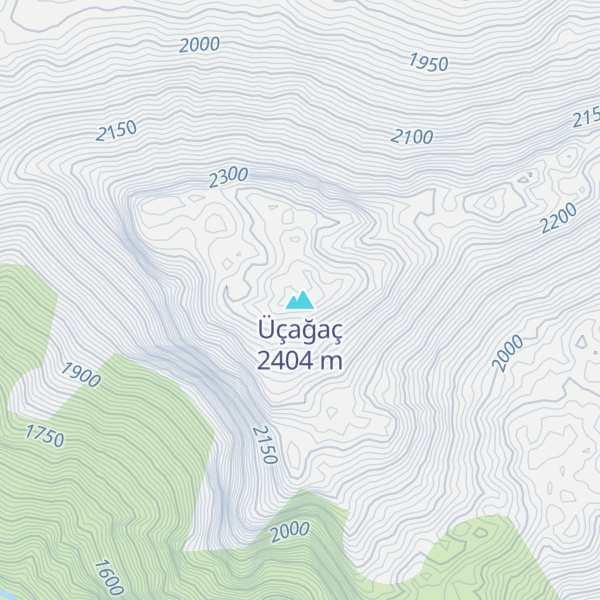 Map of Üçağaç