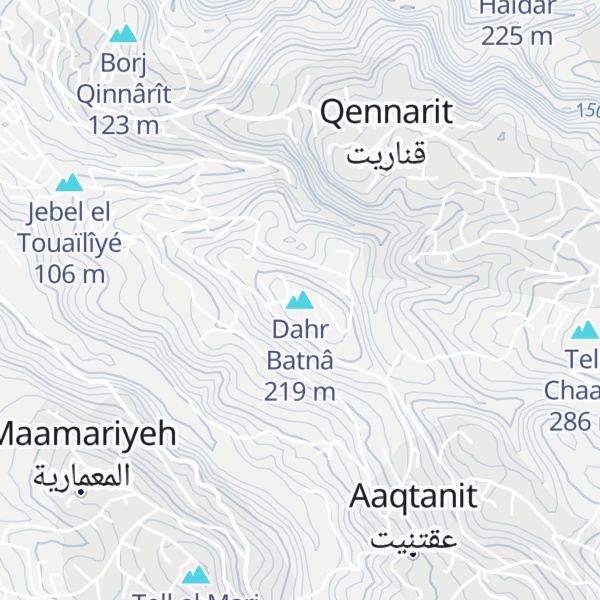 Map of Dahr Batnâ