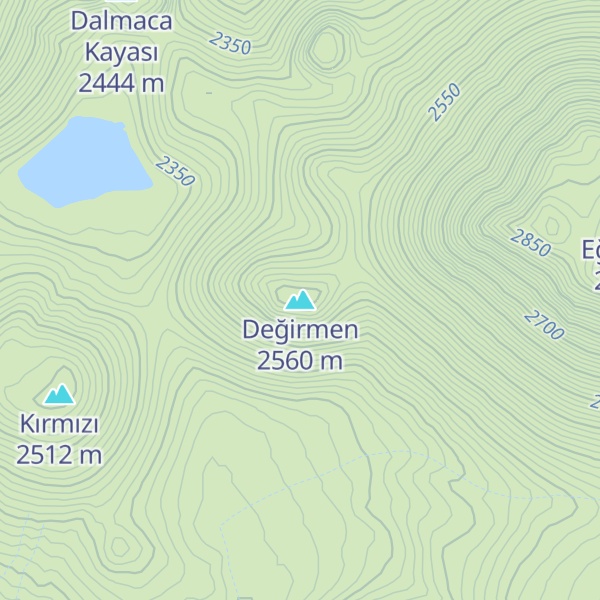 Map of Değirmen
