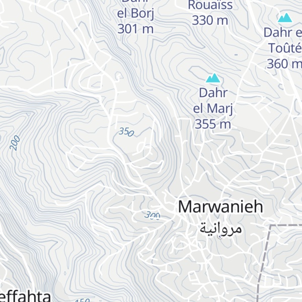 Map of Dahr el Maghâra