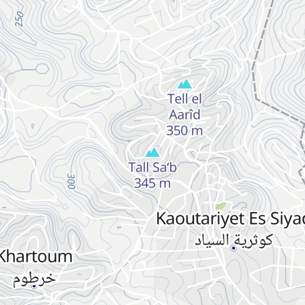 Map of Tall Sa‘b