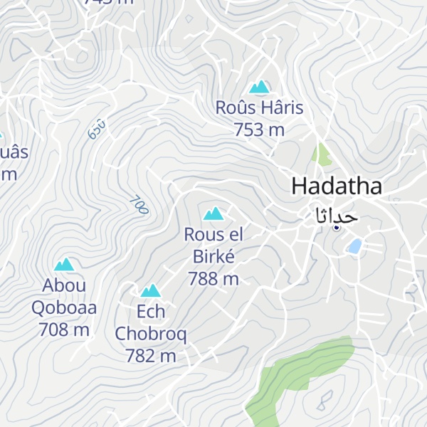 Map of Rous el Birké