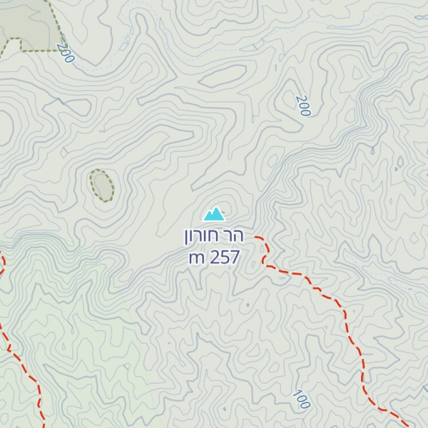Map of הר חורון