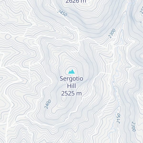 Map of Sergotio Hill