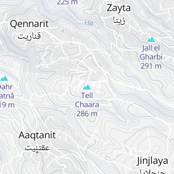 Map of Tell Chaara