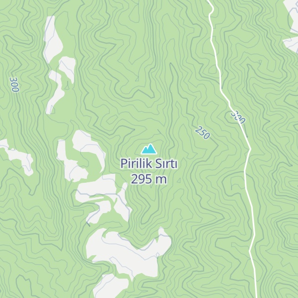 Map of Pirilik Sırtı