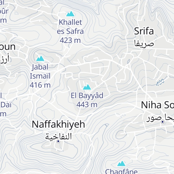 Map of El Bayyâd