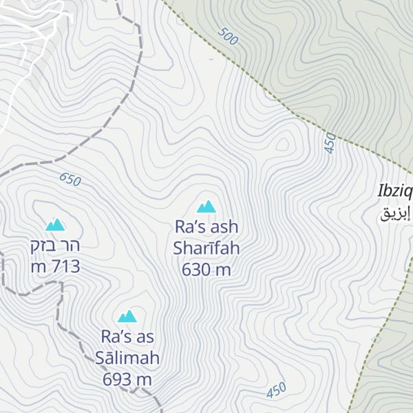 Map of Ra’s ash Sharīfah