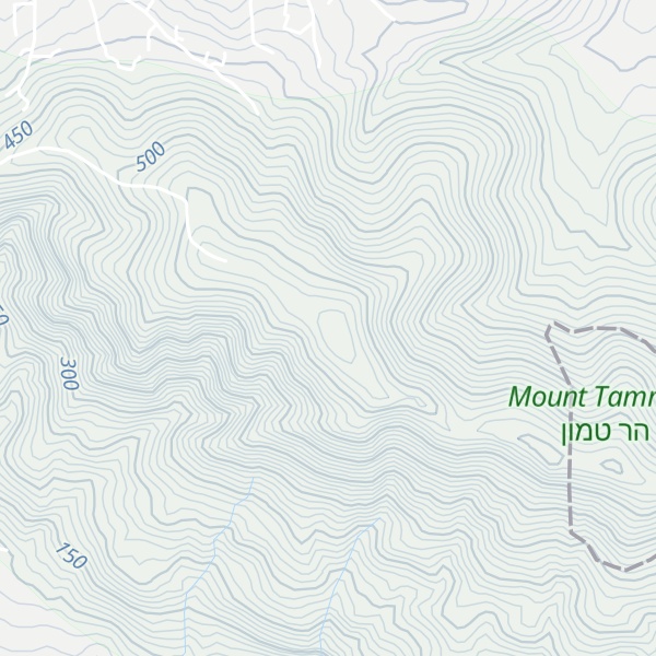Map of Jabal Ţammūn
