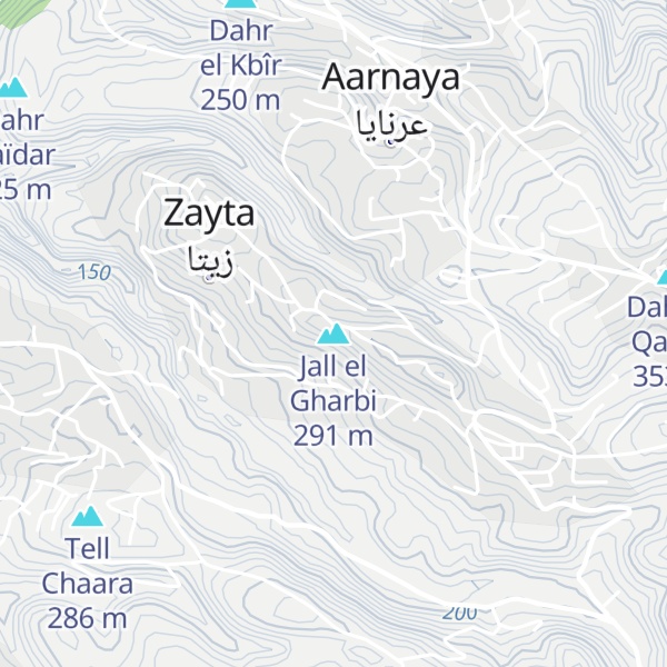 Map of Jall el Gharbi