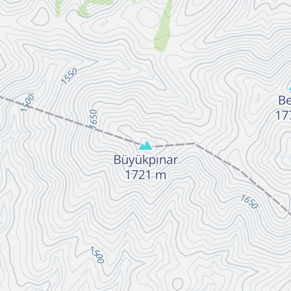 Map of Büyükpınar