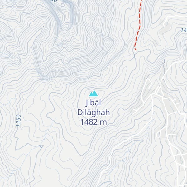 Map of Jibāl Dilāghah