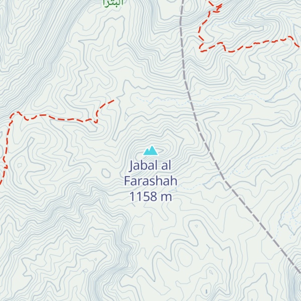 Map of Jabal al Farashah