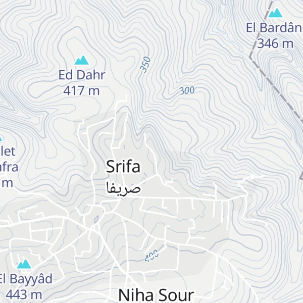 Map of Es Sahlât