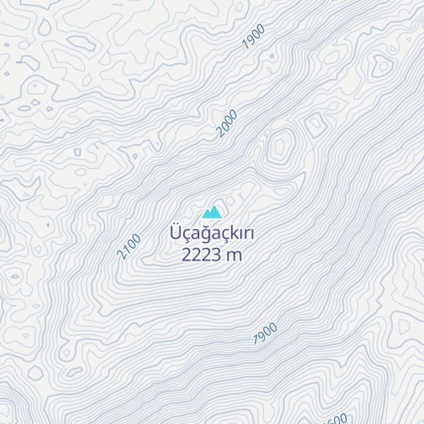 Map of Üçağaçkırı