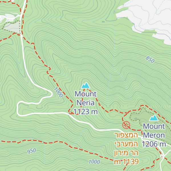 Map of Mount Neria