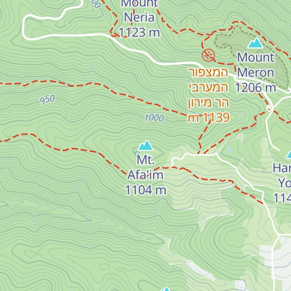Map of Mt. Afa'im