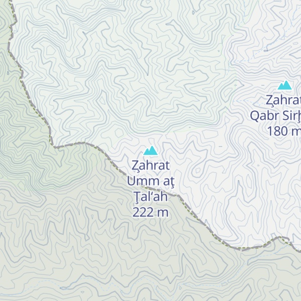 Map of Z̧ahrat Umm aţ Ţal‘ah