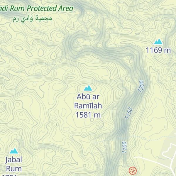 Map of Abū ar Ramīlah