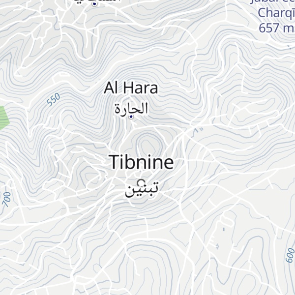 Map of Tibnin Castle