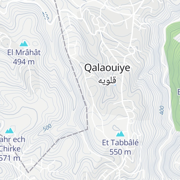 Map of Dhoûr Alaouây