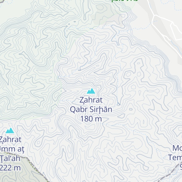Map of Z̧ahrat Qabr Sirḩān