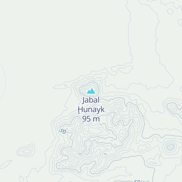 Map of Jabal Ḩunayk
