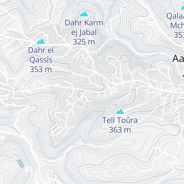 Map of Ḑahr az Zīr