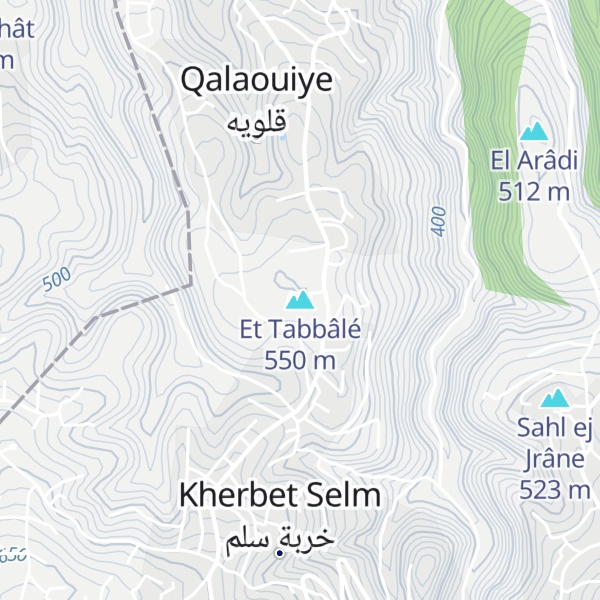 Map of Et Tabbâlé