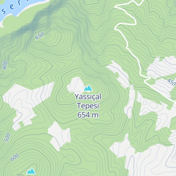 Map of Yassıçal Tepesi