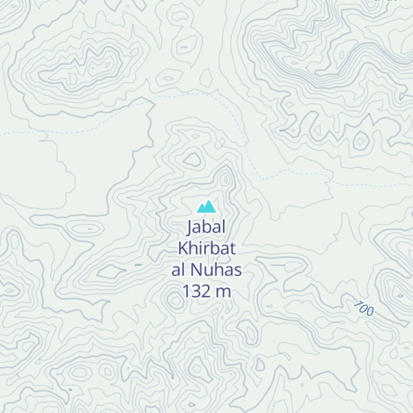 Map of Jabal Khirbat al Nuhas