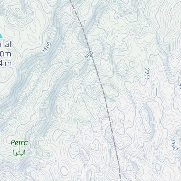 Map of Jibal al Qur