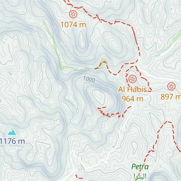 Map of Umm al Biyara