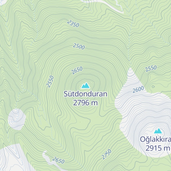 Map of Sütdonduran