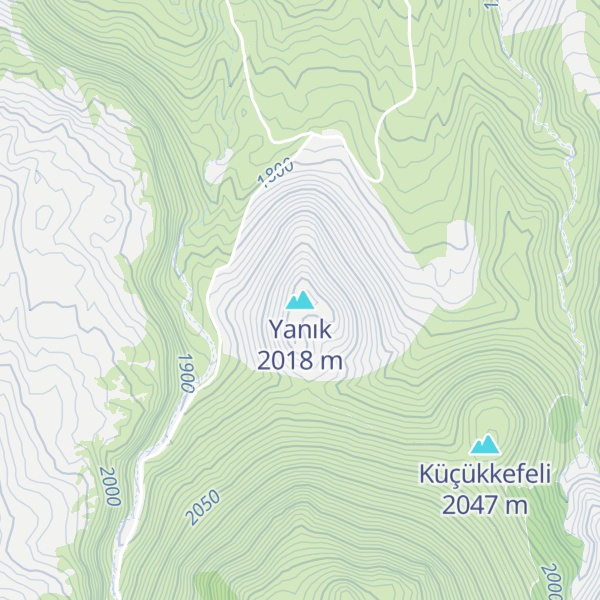 Map of Yanık