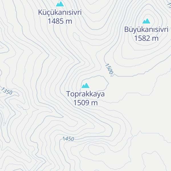 Map of Toprakkaya