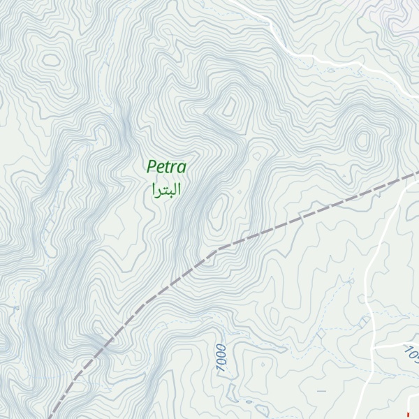 Map of Jabal Fidrah