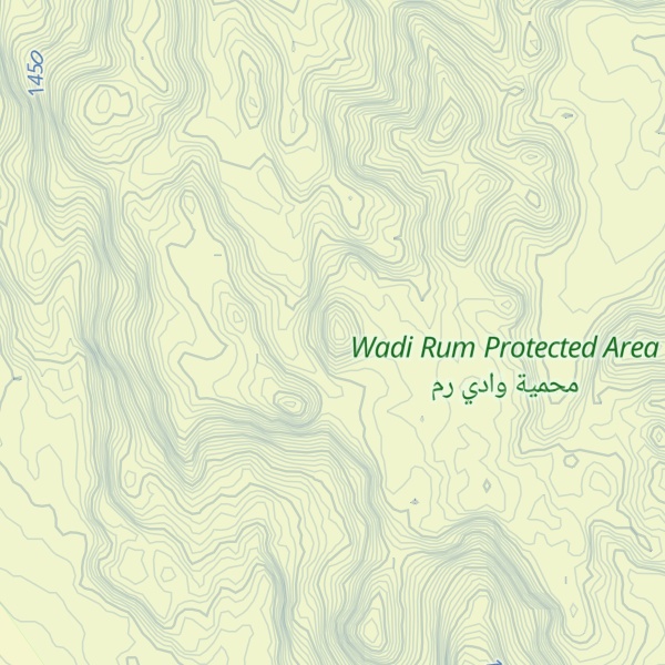 Map of Jebel Al-Hash