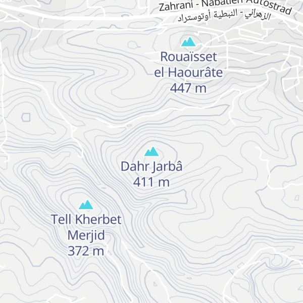 Map of Dahr Jarbâ