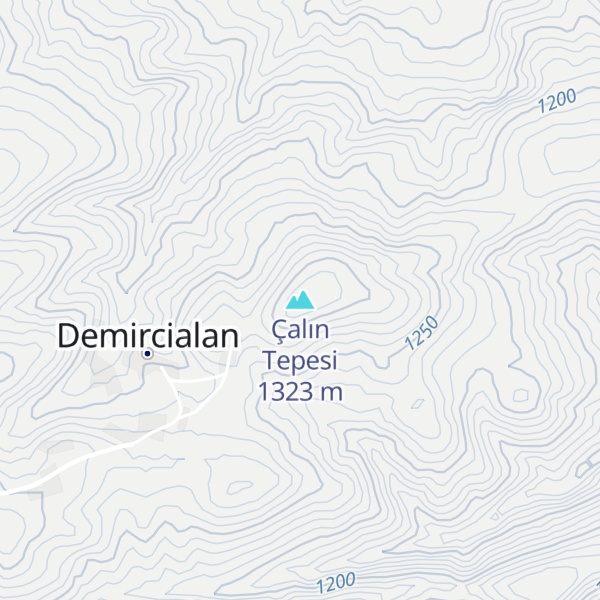 Map of Çalın Tepesi