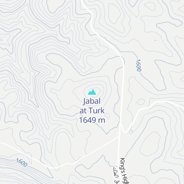 Map of Jabal at Turk