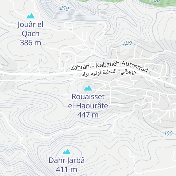 Map of Rouaïsset el Haourâte