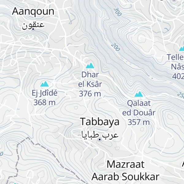 Map of Dahr el Haoua