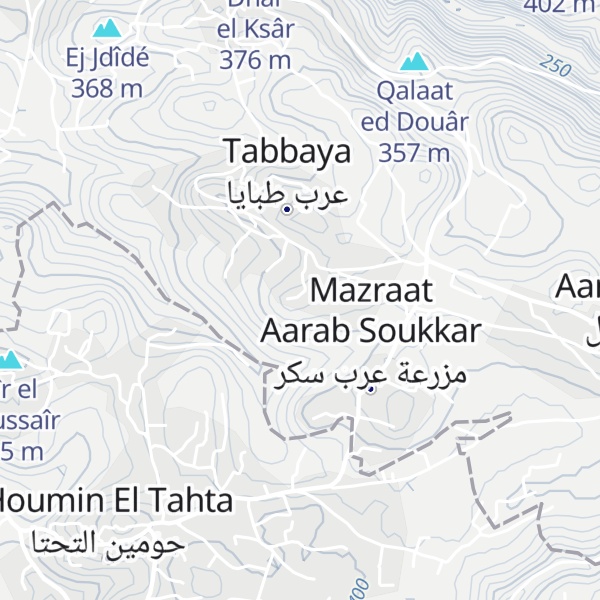Map of Dahr Tarrâf