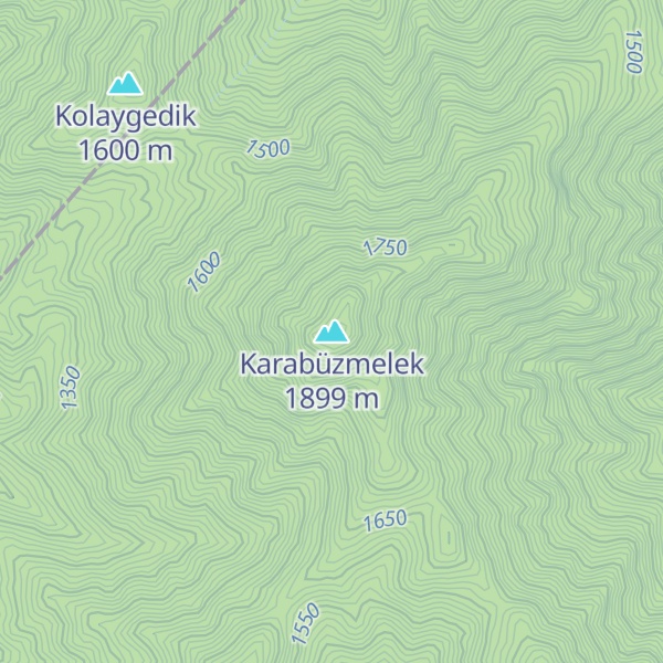 Map of Karabüzmelek