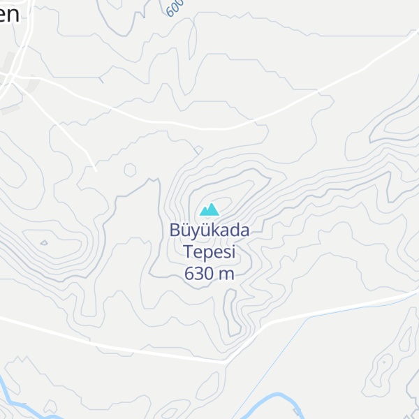 Map of Büyükada Tepesi