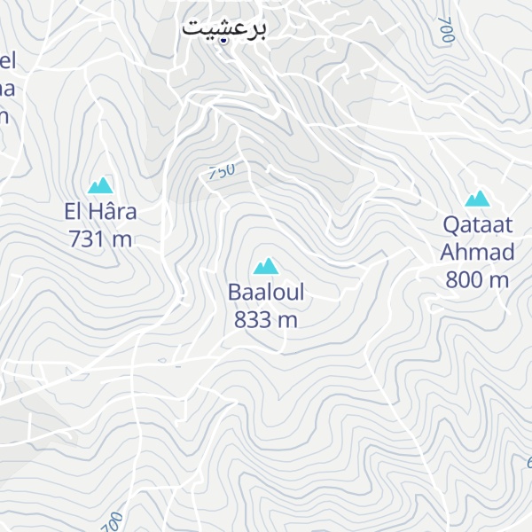 Map of Baaloul